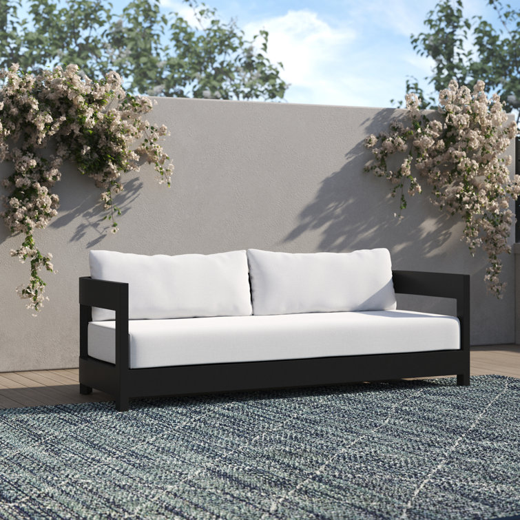 Everlee 80 Metal Outdoor Patio Sofa